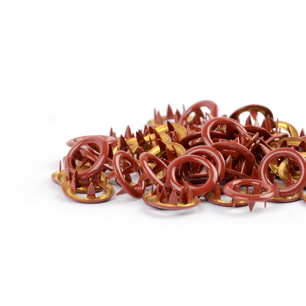 METAL PRONG SNAPS - TERRA/MARSALA