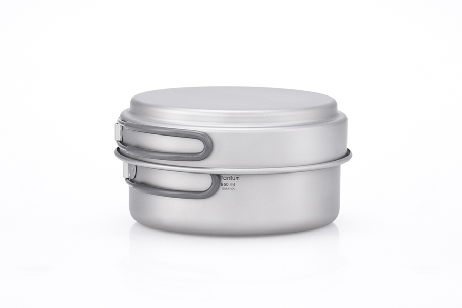 2-Piece Titanium pot and Pan Cook Set 950+600 - 3