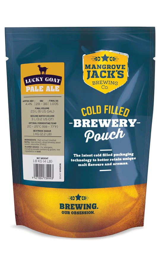 Mangrove Jack Lucky Goat Pale Ale 23 litran olutsarja