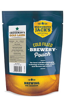 Mangrove Jack Crossmanin Gold Lager 23 litran olutsarja