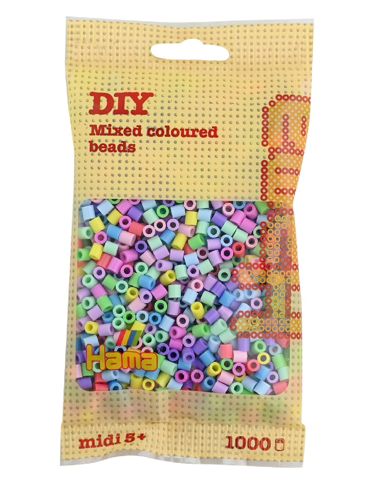 Hama 207-50 Midi pearls 1000 pcs Pastell mix