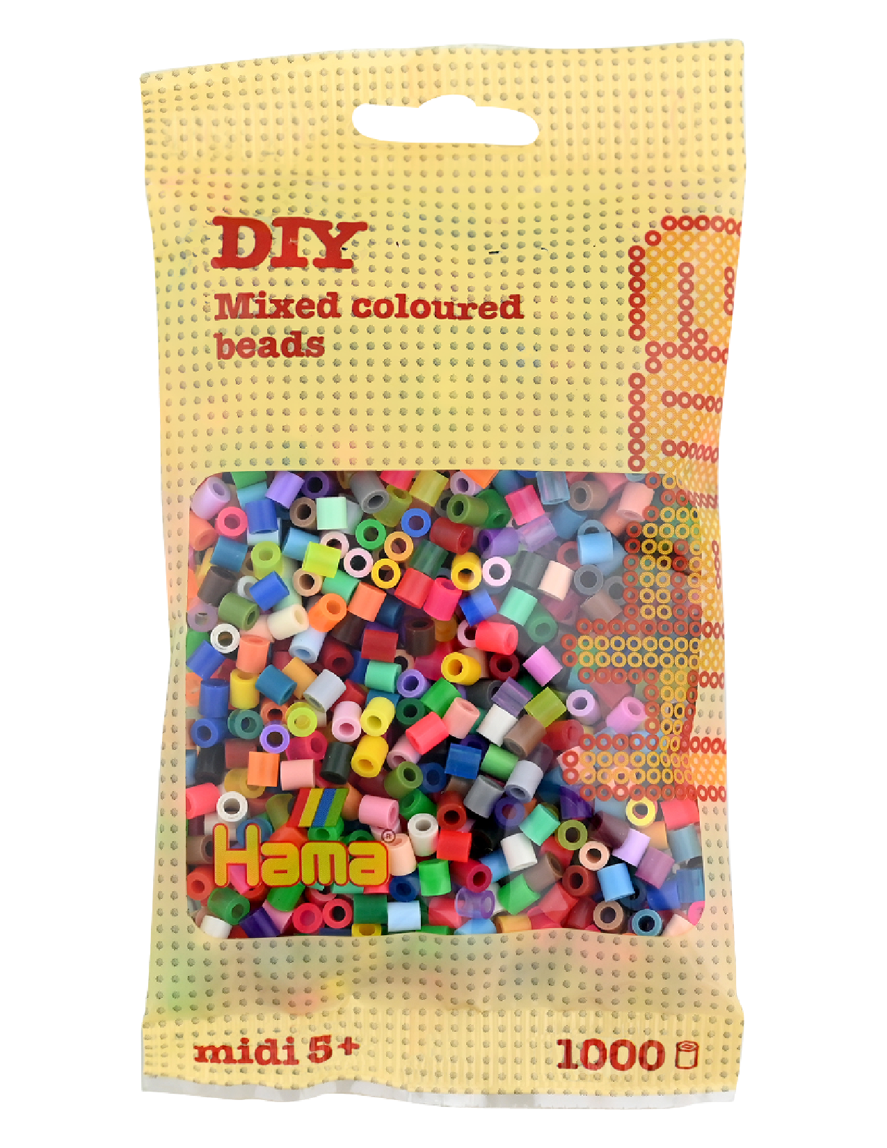 Hama 207-68 Midi helmet 1000kpl Kirkasväri mix