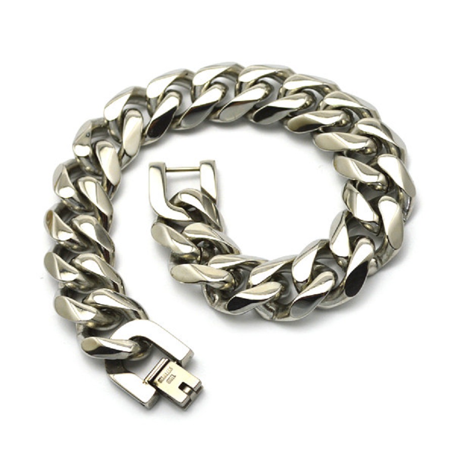 Pansar länk XL Grov Unisex. Finns bara i Storlek.  220x15x5 mm . - 2