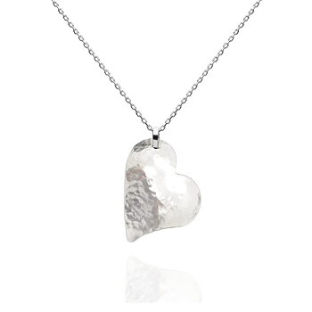 Sterling Silver Handmade Heart Pendant