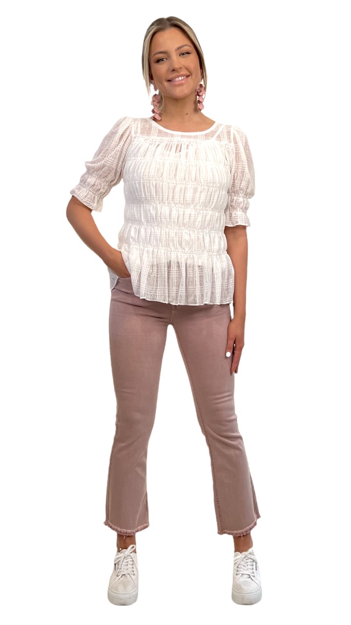 Jeans Mikki | dusty rose - 2