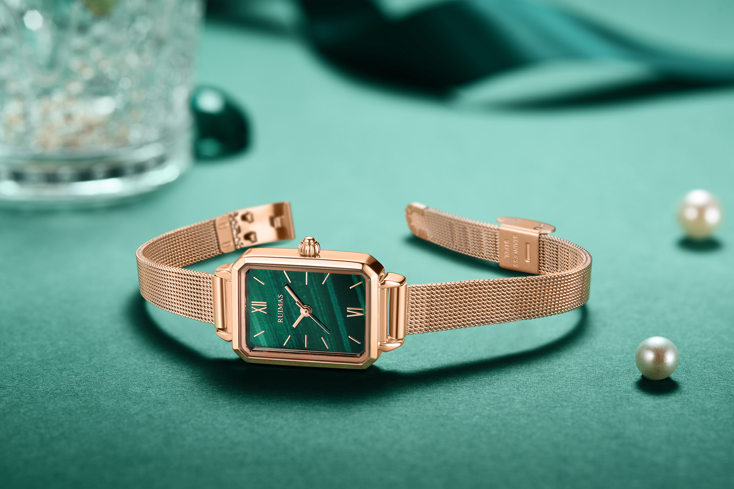 Ruimas Duchess Rose Gold Green - 6