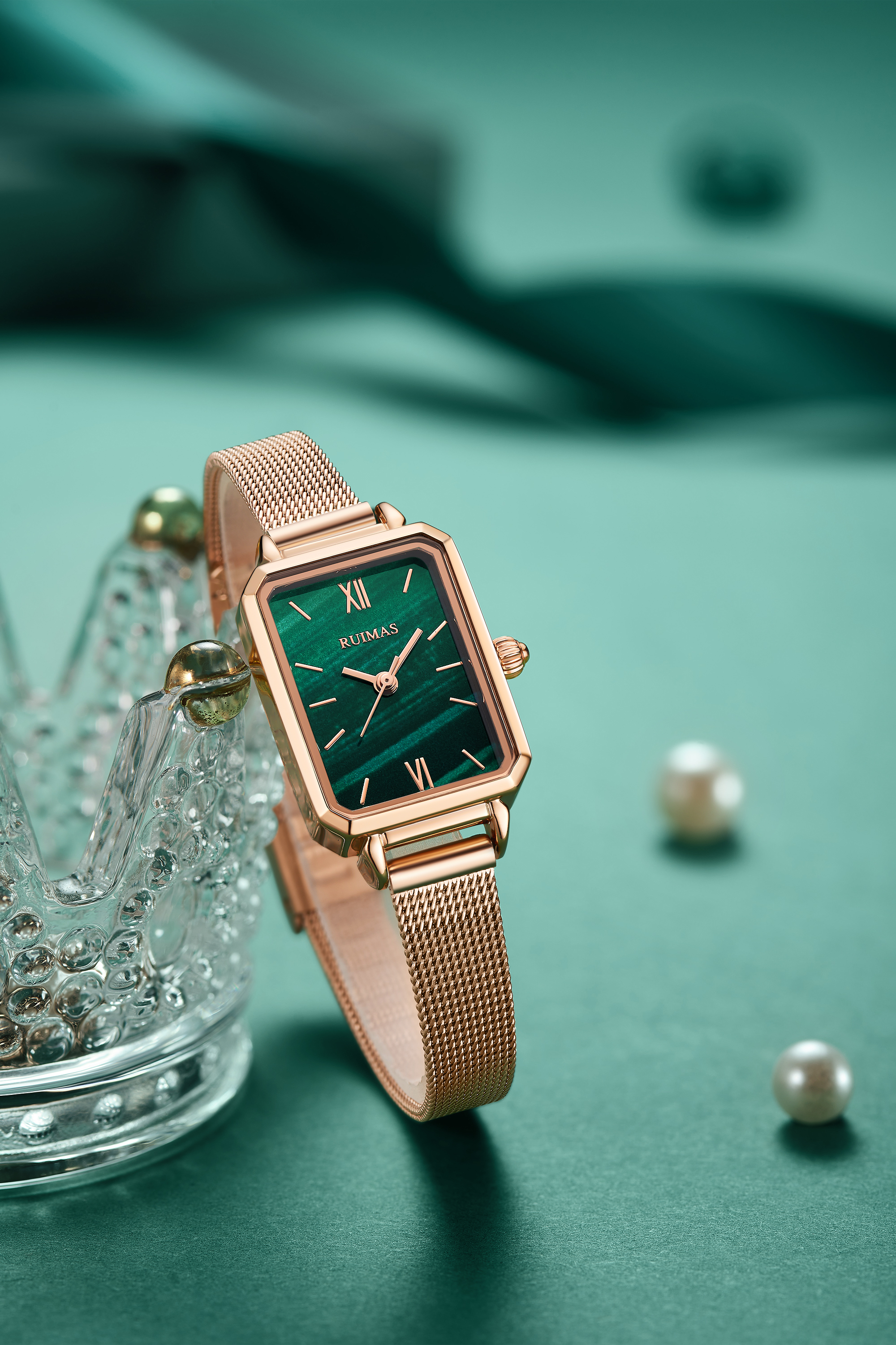 Ruimas Duchess Rose Gold Green - 5