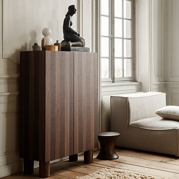 Skåp Post Storage Cabinet rökt ek Ferm Living
