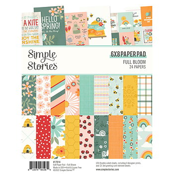  SIMPLE STORIES    - Full Bloom 6x8 Inch Paper Pad