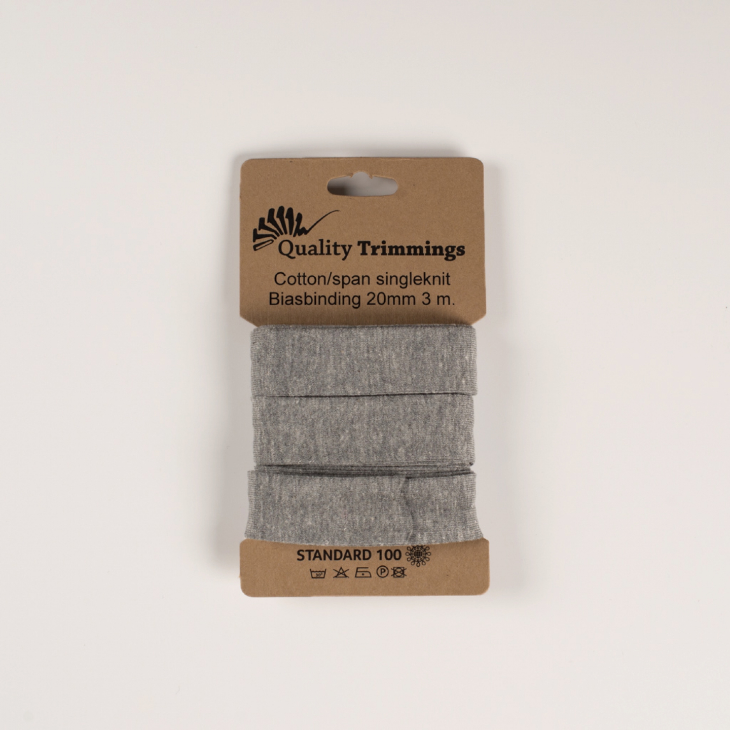 JERSEY SNEDSLÅ -  LIGHT GRAY MELANGE