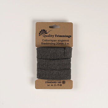 BIAS TAPE -  GRAY MELANGE