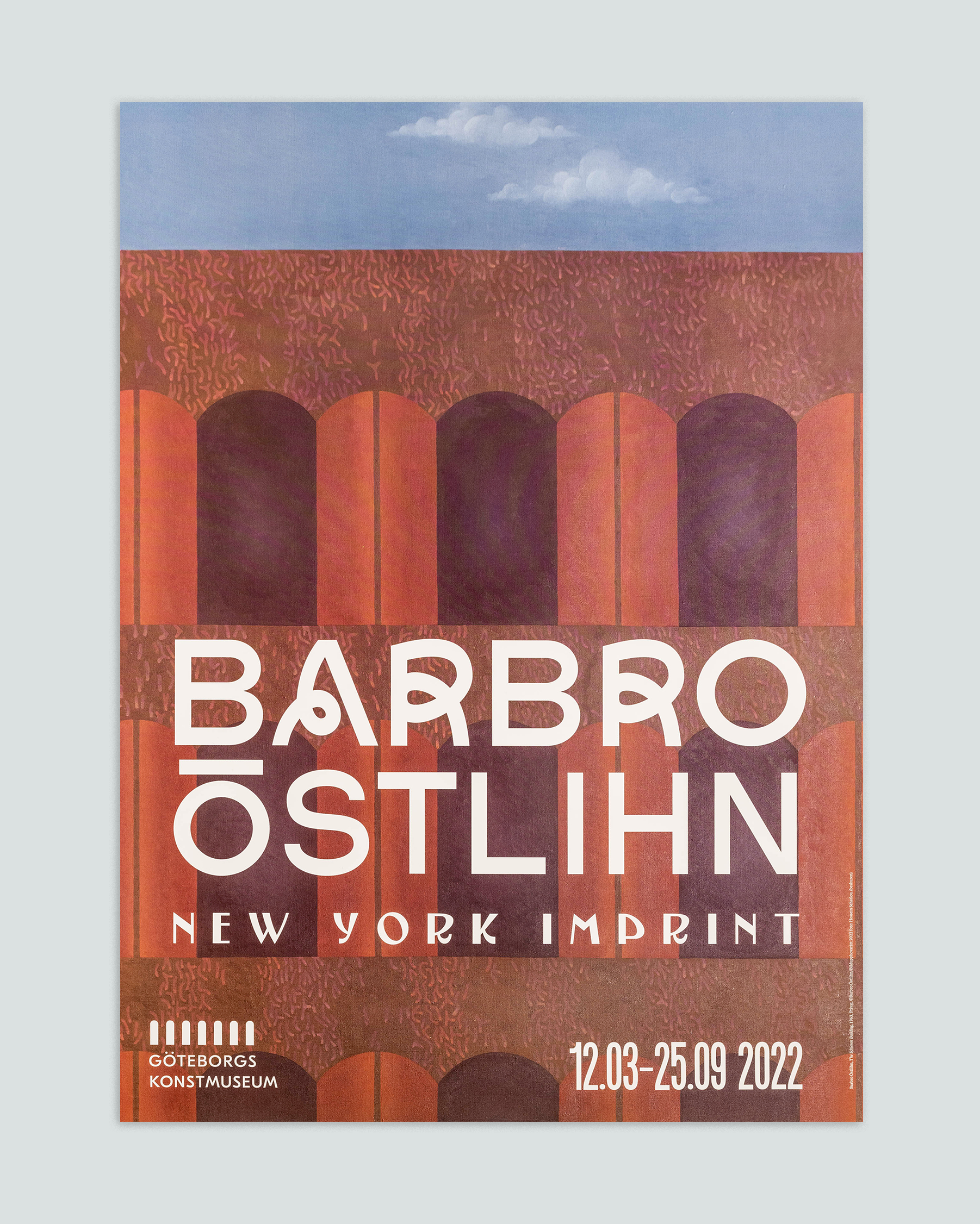 Utställningsaffisch, Barbro Östlihn (Shieren Building)