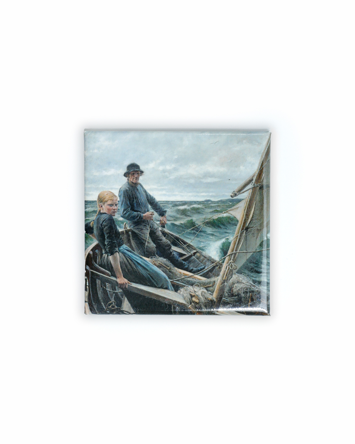 Kylskåpsmagnet, Albert Edelfeldt, På havet