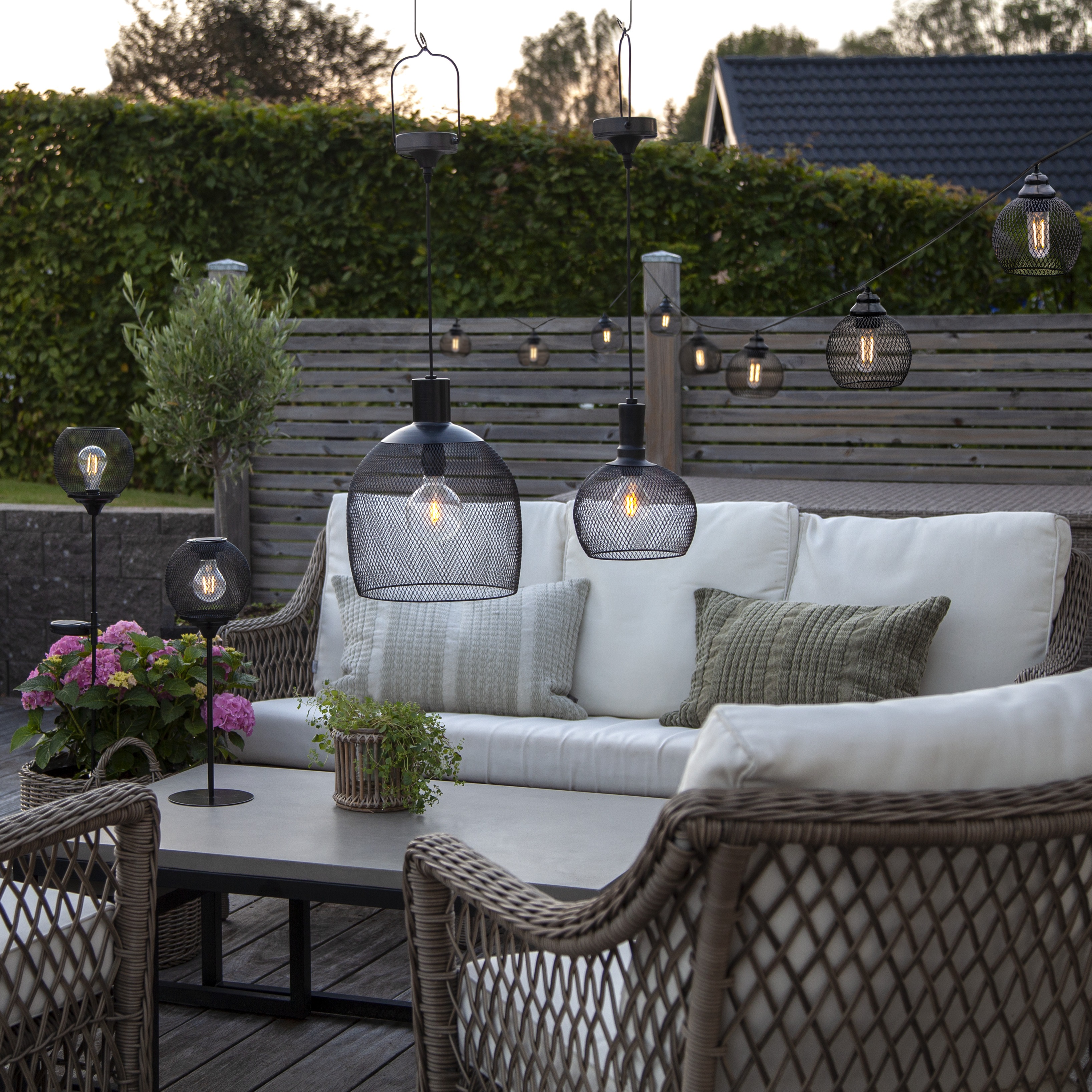 Solcellsdekoration Lampa Sunlight - 45 cm - 7
