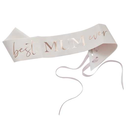 Sash "Best Mum Ever" Roséguld  - 2