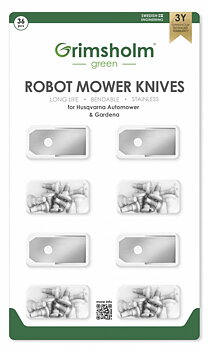  Knivar till Husqvarna ,Automower, Gardena m.fl, 36-pack