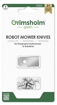  Knivar till Husqvarna, Automower, Gardena m.fl, 9-pack