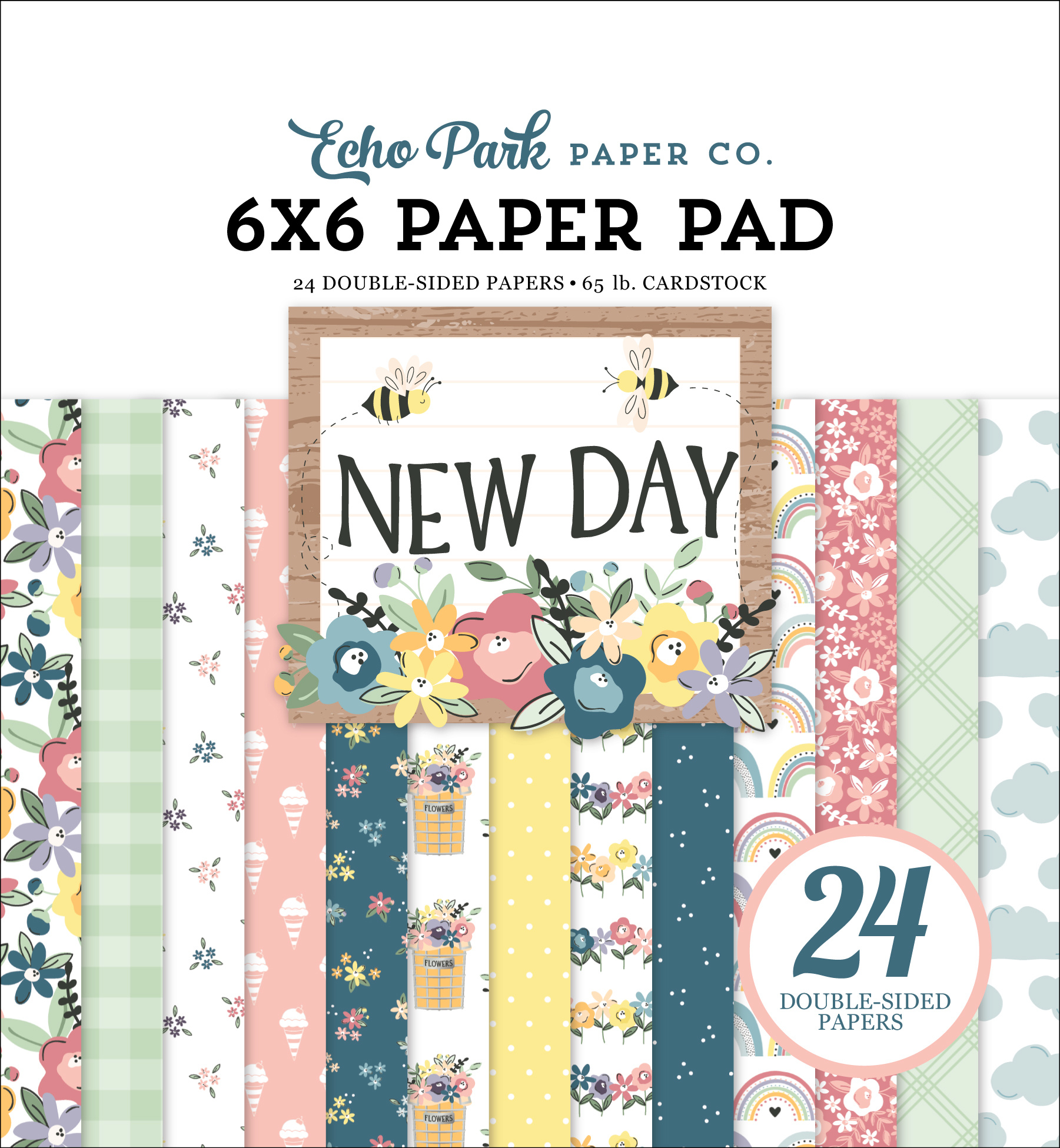 ECHO PARK-New Day 6x6 Inch Paper Pad 