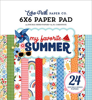 ECHO PARK-My Favorite Summer 6x6 Inch Paper Pad