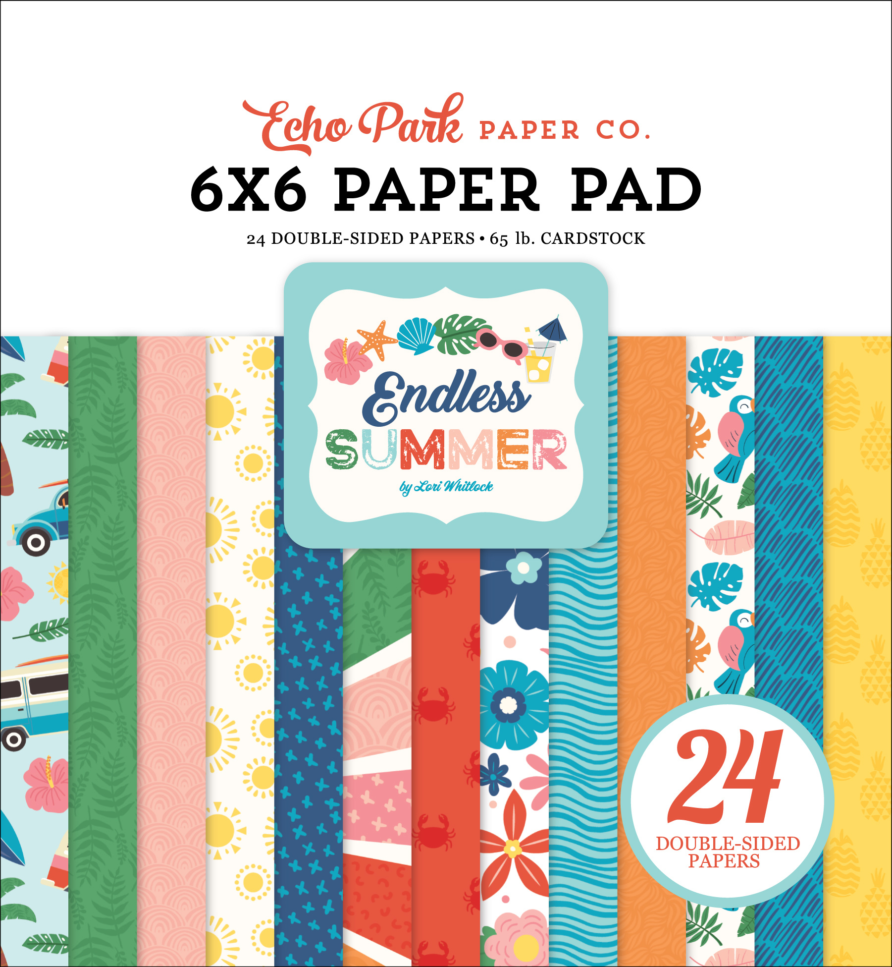 ECHO PARK-Endless Summer 6x6 Inch Paper Pad 