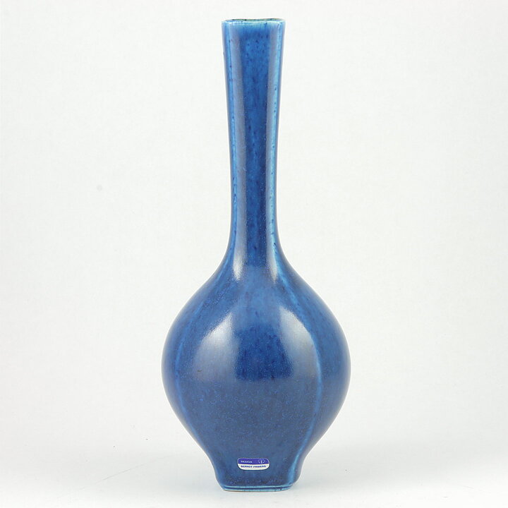 ベルント・フリーベリ Selectaシリーズ エレガントなブルーの花瓶 Vase (21cm)  1960年代