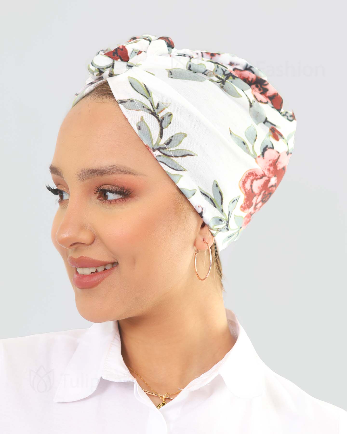 Turban - Fiona - Vit - 2