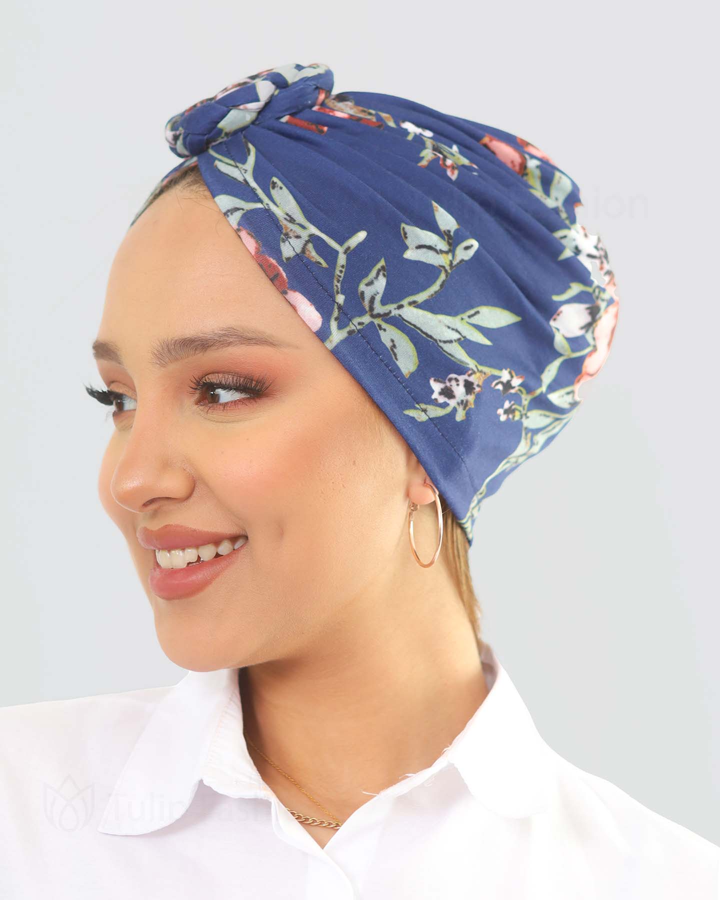 Turban - Fiona - Navy Blue - 2