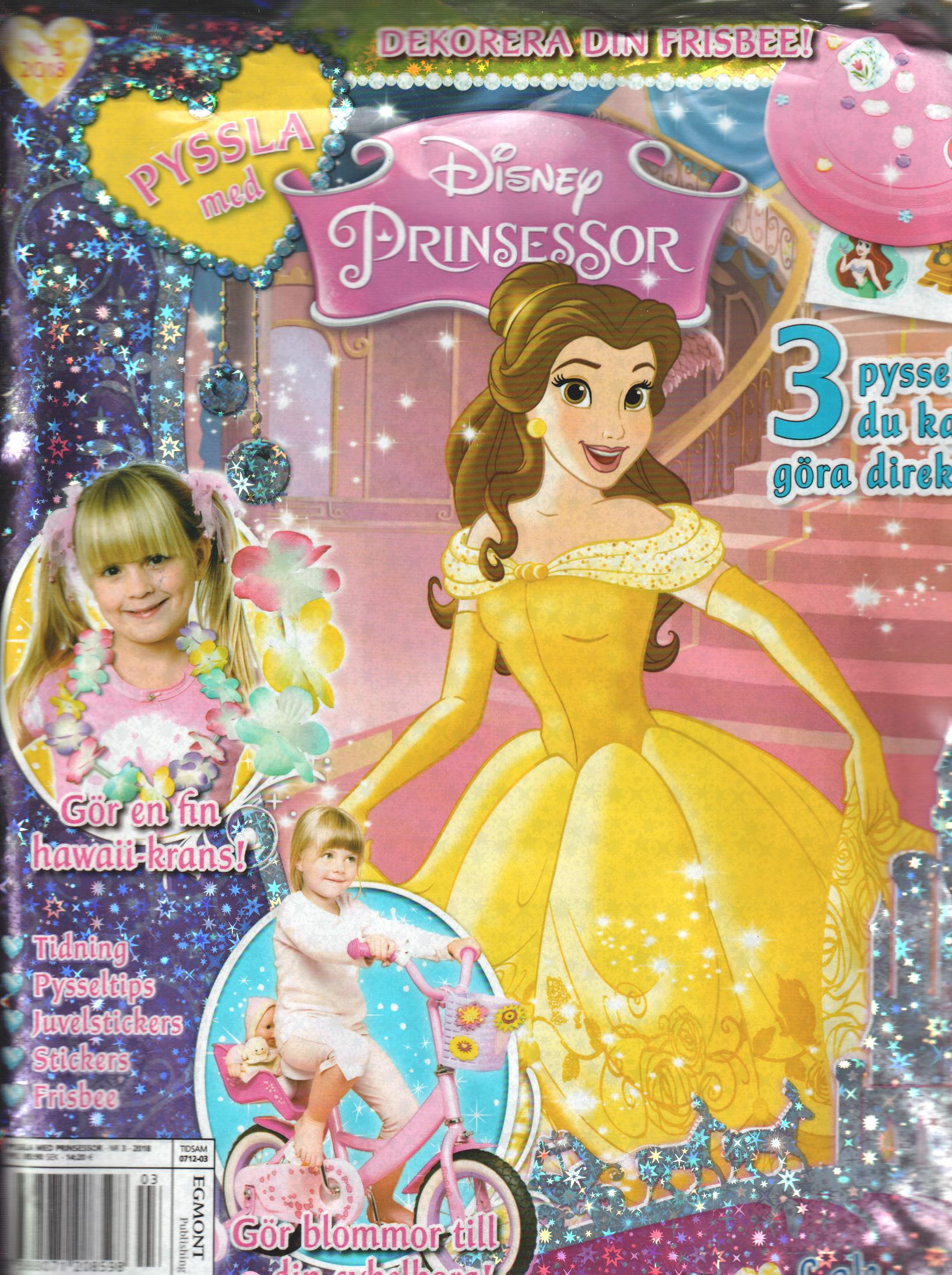 Pyssla med Disney Prinsessor nr 3 2018, Dekorera din Frisbee!