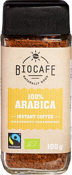 Snabbkaffe Arabica 100g Biocafe Eko