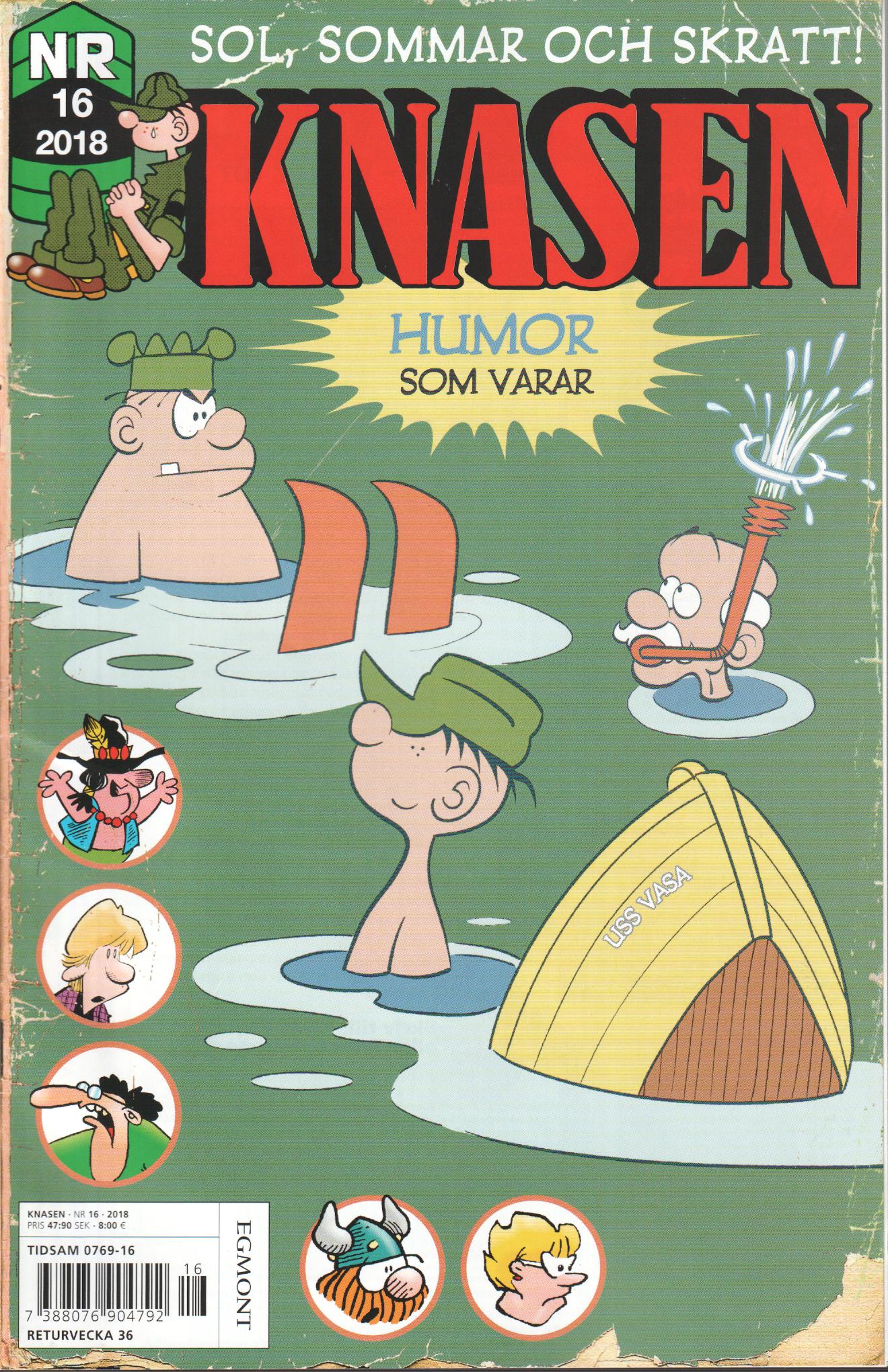 Knasen nr 16 2018, Sol, sommar och skratt!