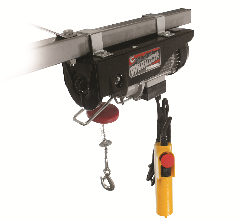 Ställningsvinsch Warrior Maxlast: 125/250 kg / Lyfthöjd 18/9 meter