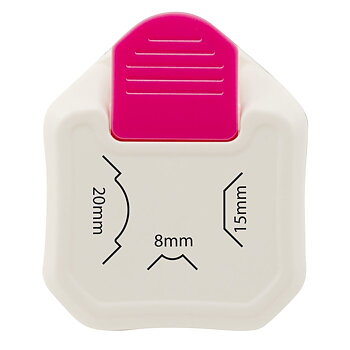 Punch -3-in-1 Corner Tag Punch Scallop