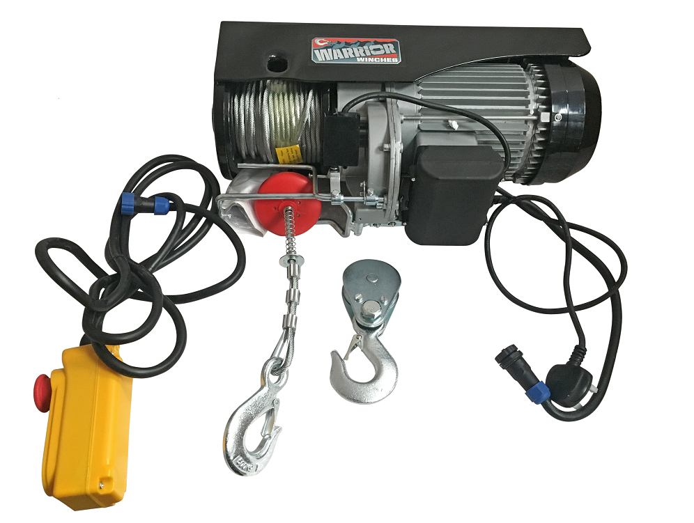 Ställningsvinsch Warrior Maxlast: 250/500 kg / Lyfthöjd 18/9 meter