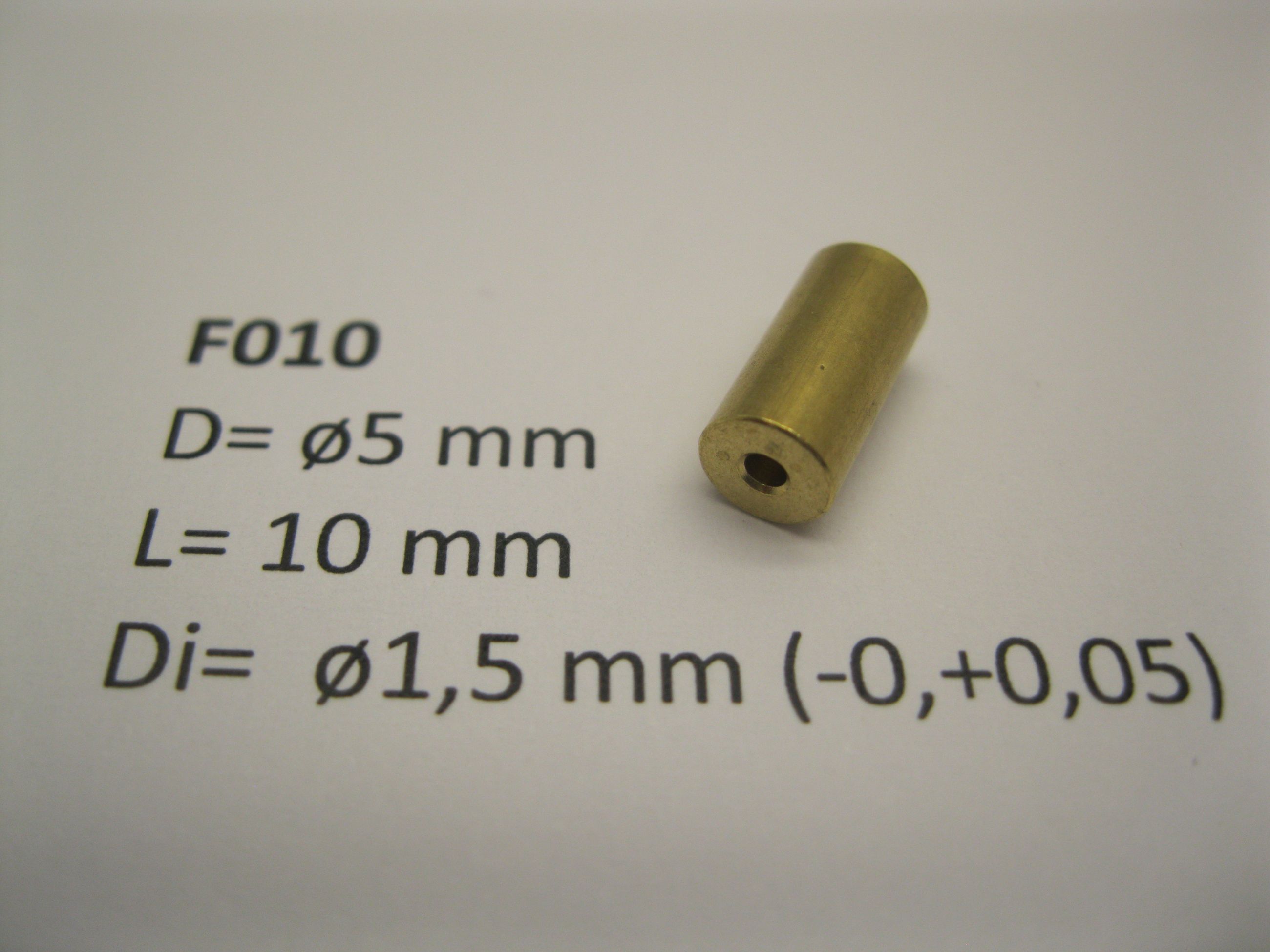 Svänghjul  ø5 mm x 10 mm x ø1 mm