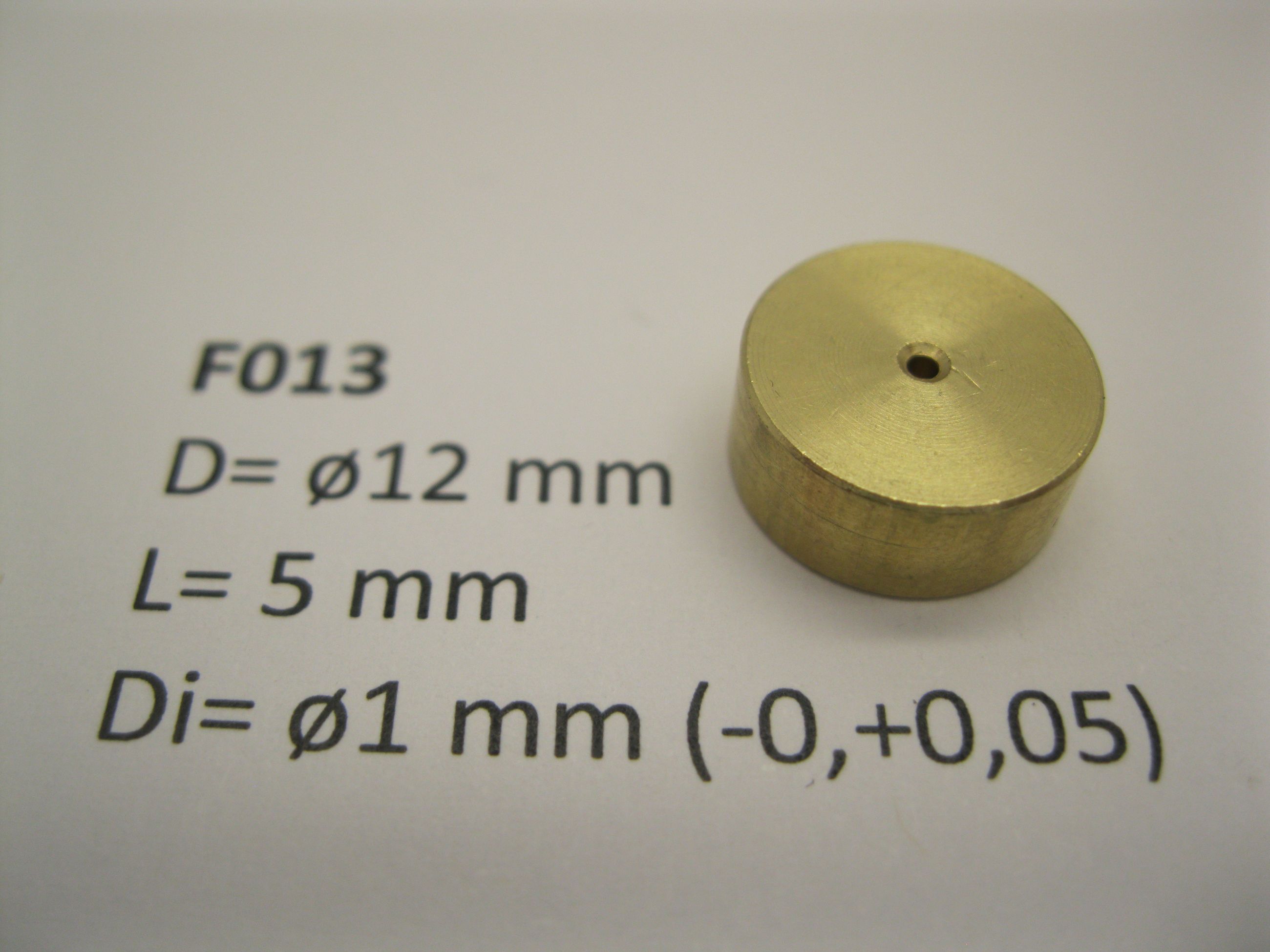 Flywheel ø12 mm x 5 mm x ø1 mm