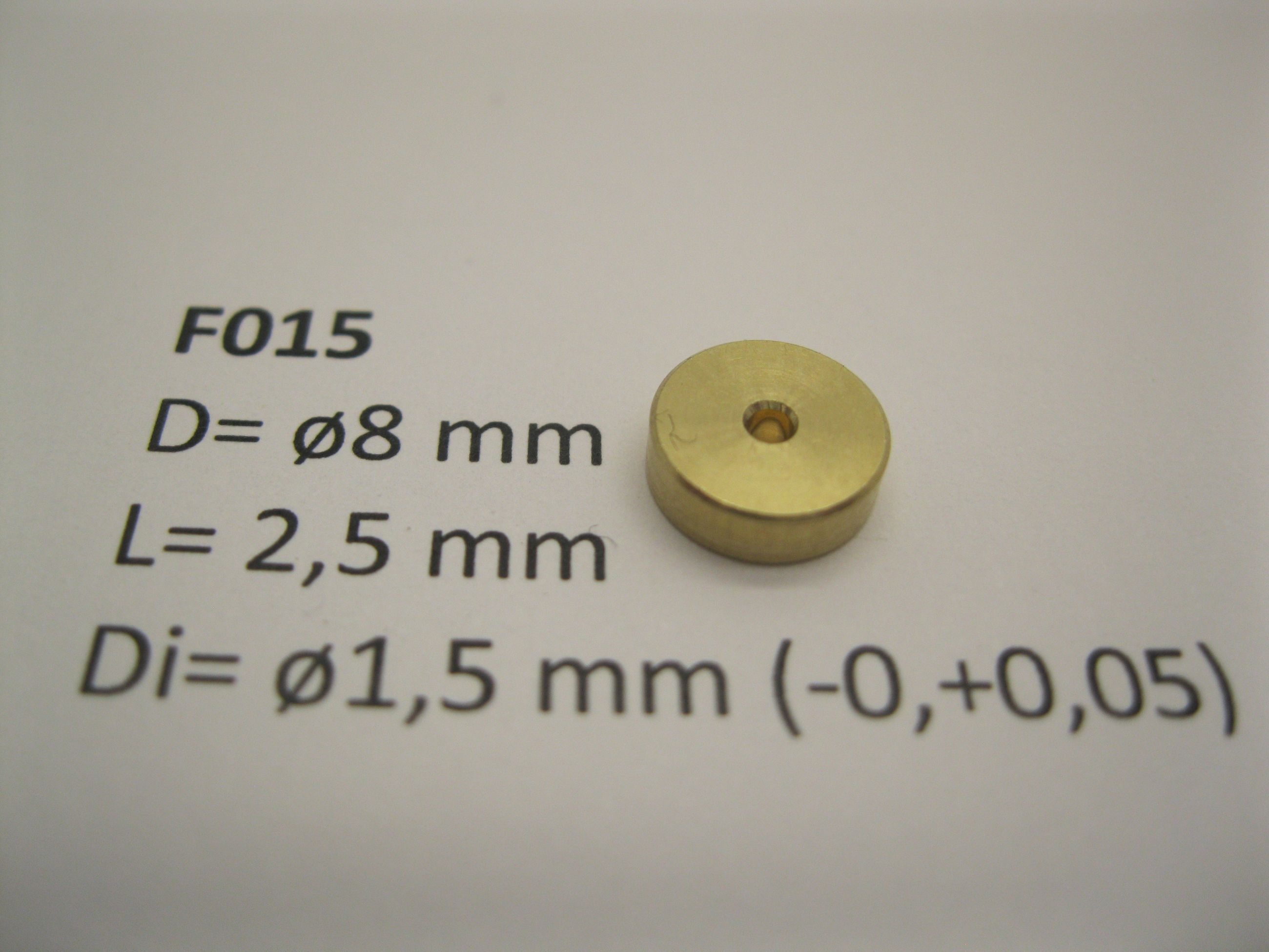 Svänghjul ø8 mm x 2,5 mm x ø1 mm