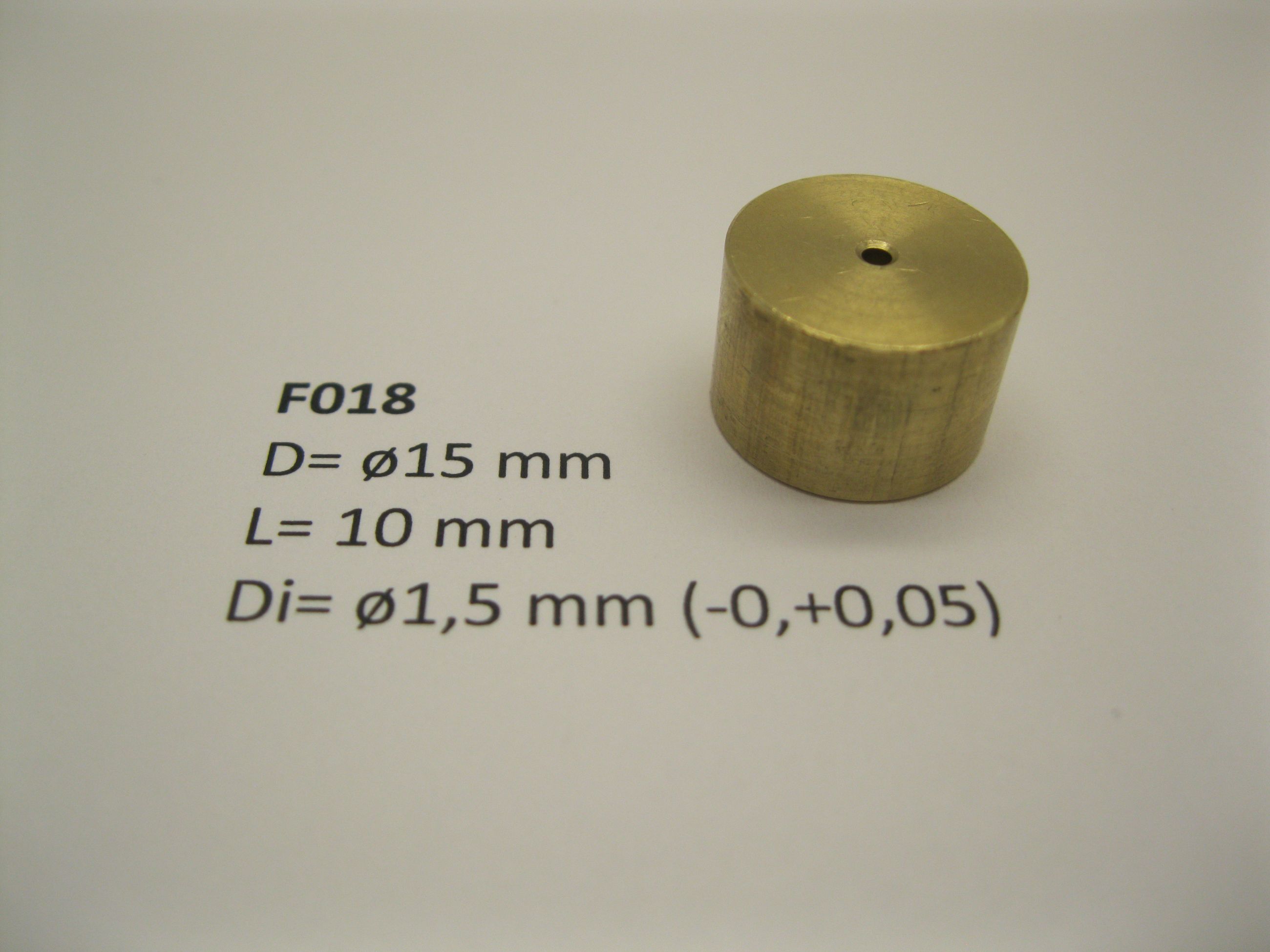 Flywheel ø15 mm x 10 mm x ø1,5 mm