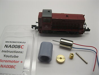 Replacement motor kit for  Arnold DB V45 , SNCF Y 9200, SNCF Y 51115, SNCF Y 7530, BR D 2895
