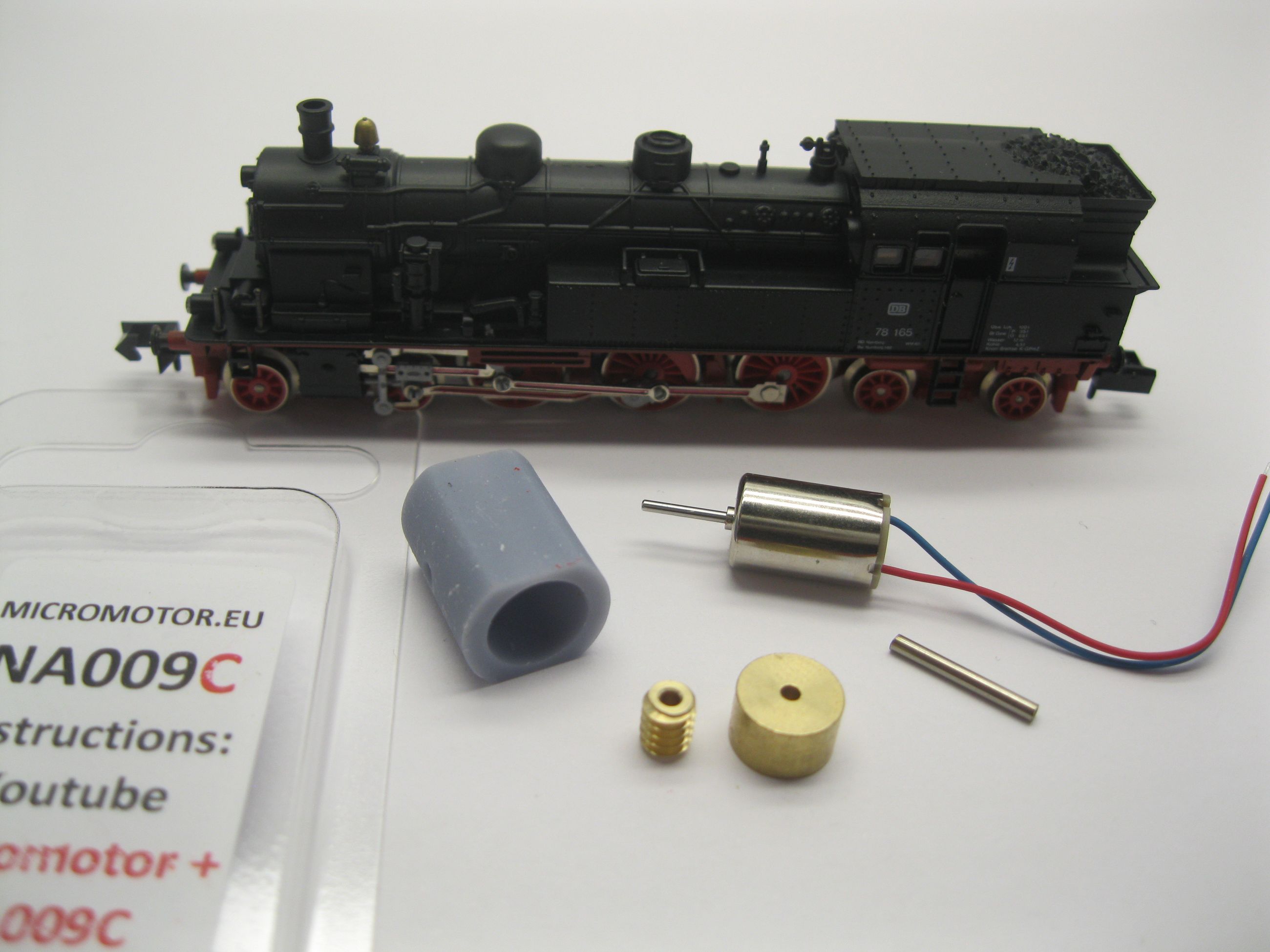 Replacement motor kit for  Arnold DB DR DRG BR 78, SNCF 232 TC, KPEV T 18