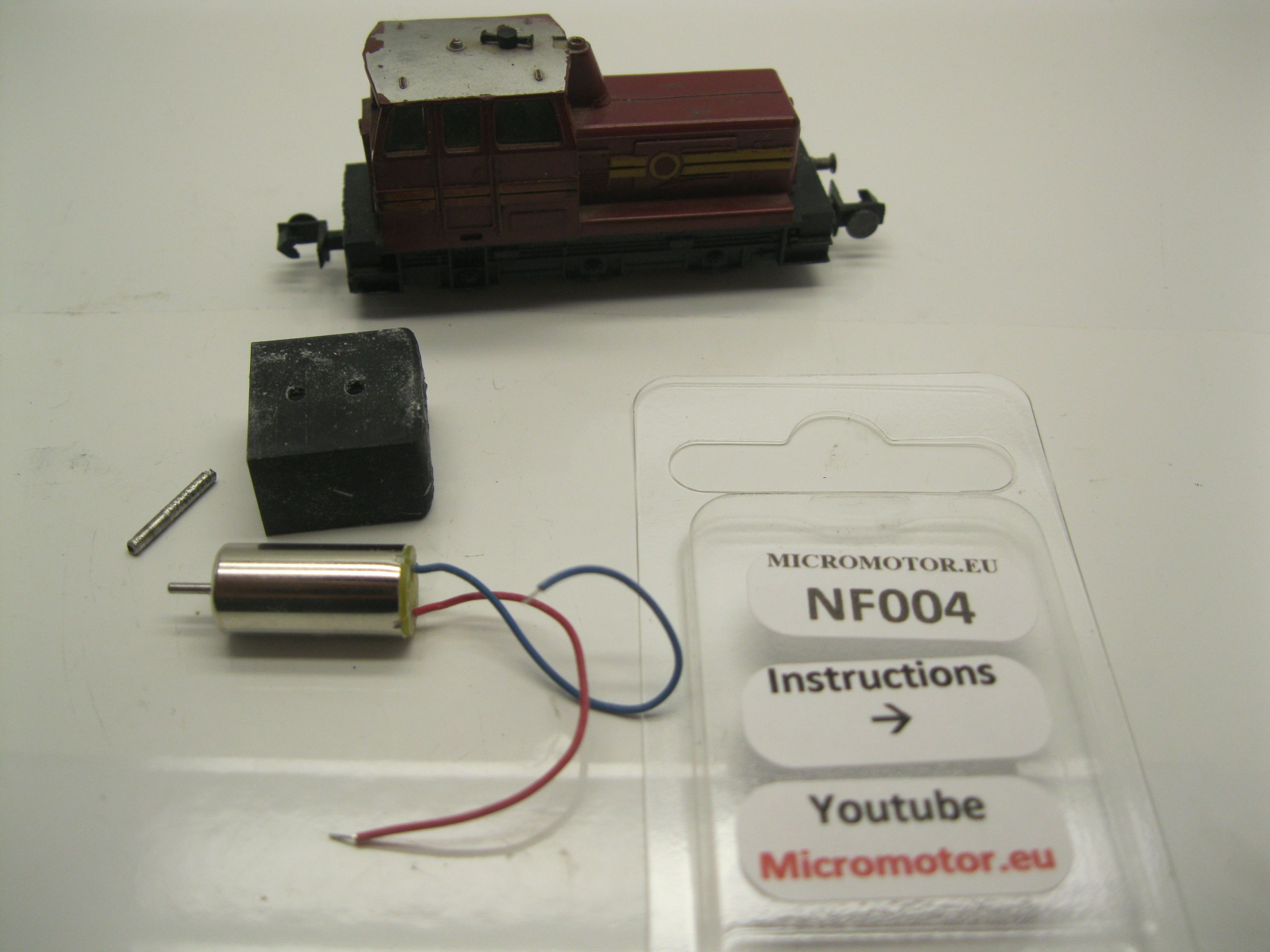 Replacement motor kit for Fleischmann skenrengöringslok - 2