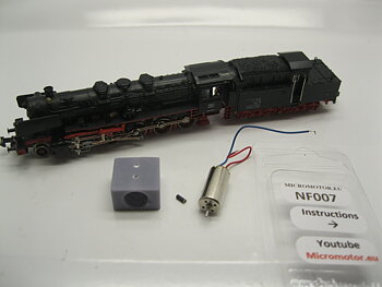 Replacement motor kit for Flm BR 50 Kabintender