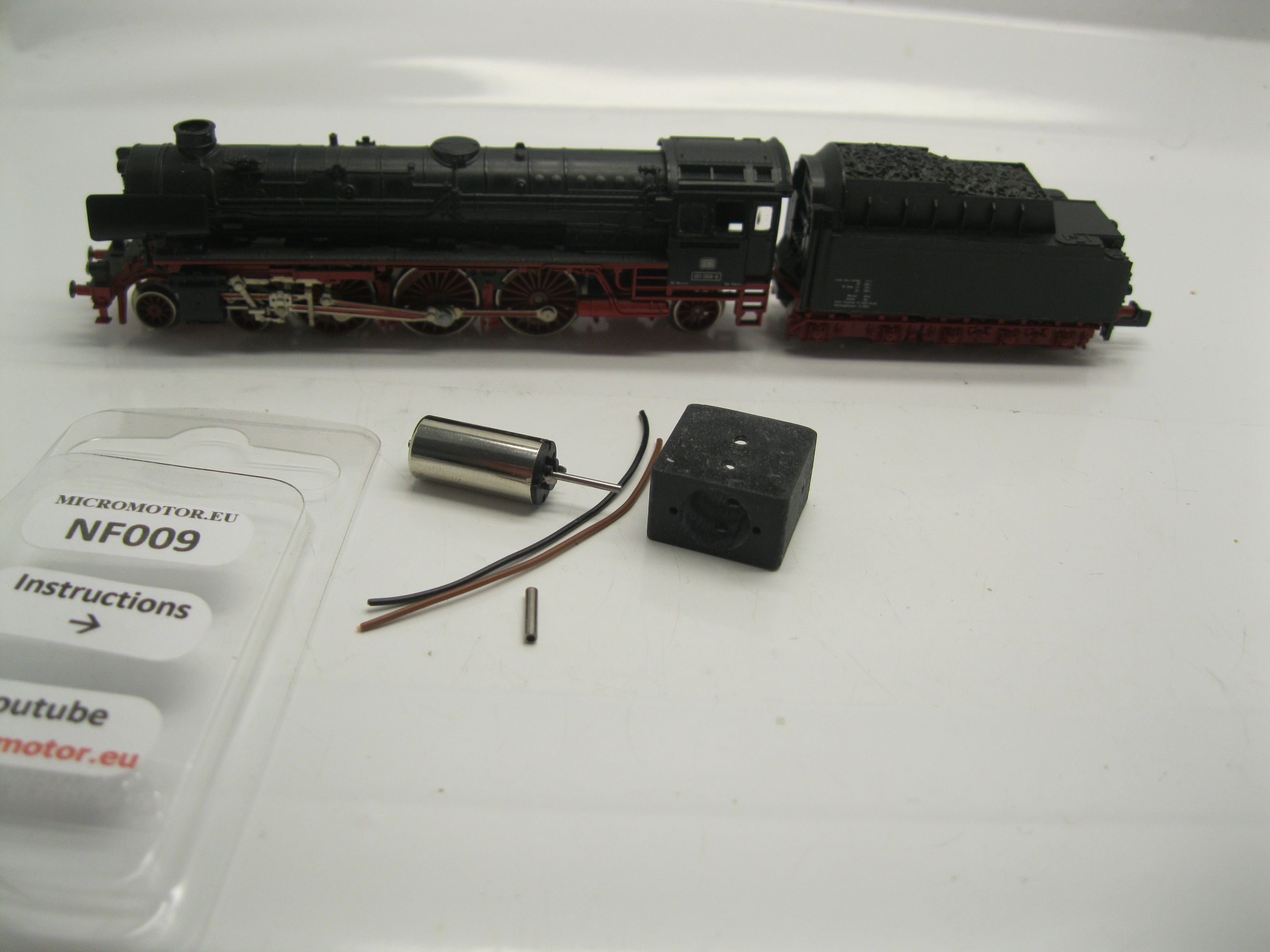 Replacement motor kit for Flm BR 38K, DRG 01.10, P8, BR 23,  BR 011, BR 012 - 2