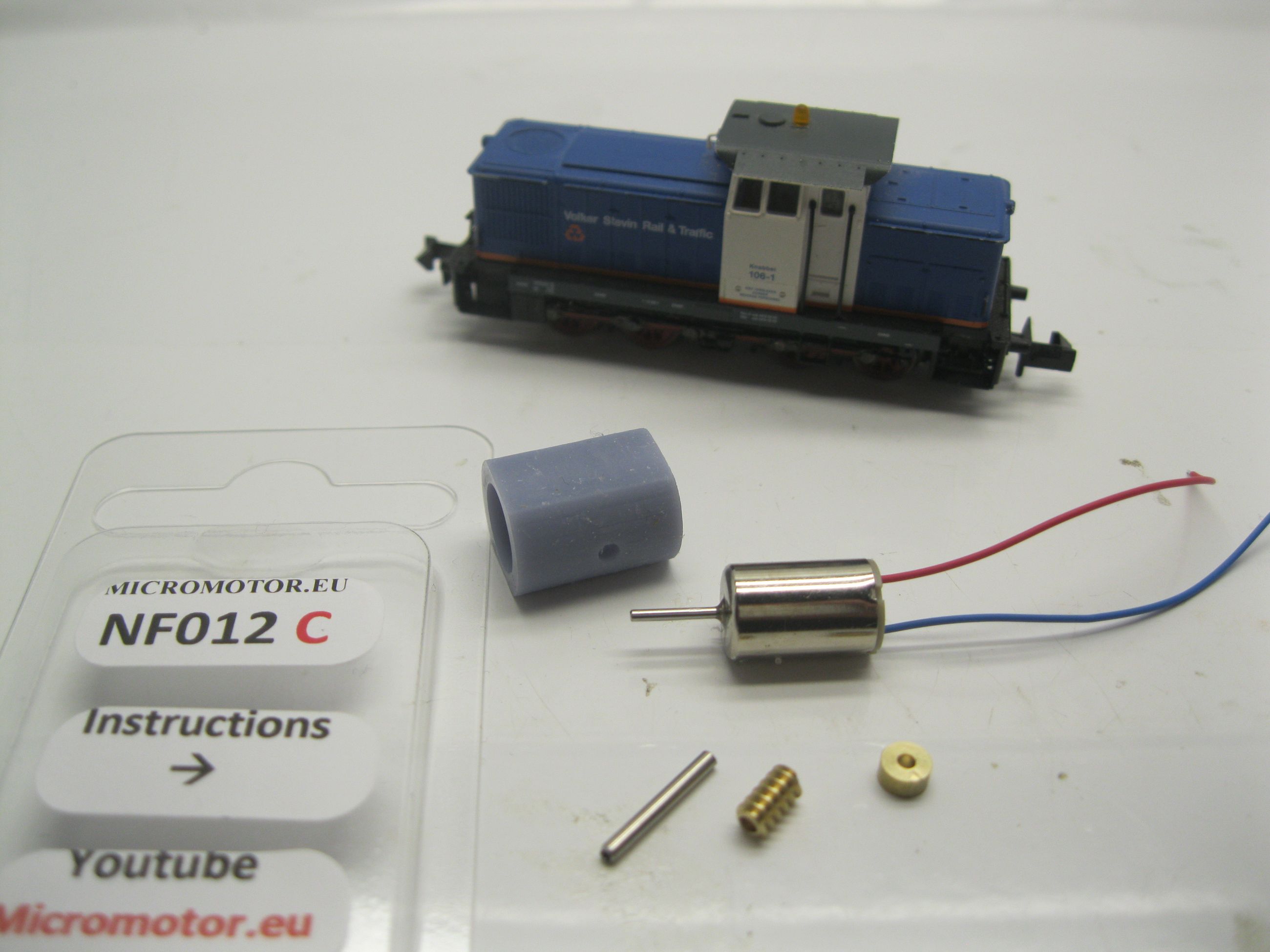 Replacement motor kit for Flm V60, BR105, BR 106, BR 260, BR 346, BR 360, BR 363, BLS Em 845