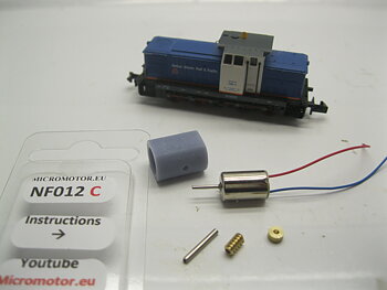Replacement motor kit for Flm V60, BR105, BR 106, BR 260, BR 346, BR 360, BR 363, BLS Em 845