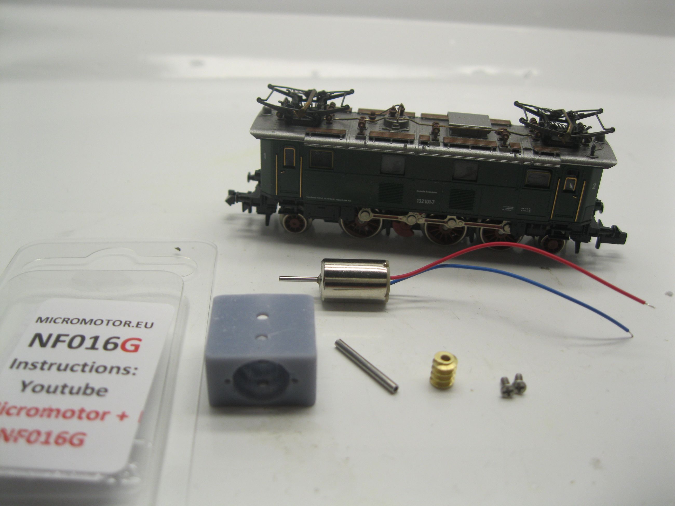 Replacement motor kit for Flm BR 132, SJ Du 2