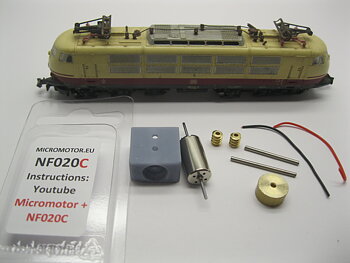 Replacement motor kit for Flm DB BR 103