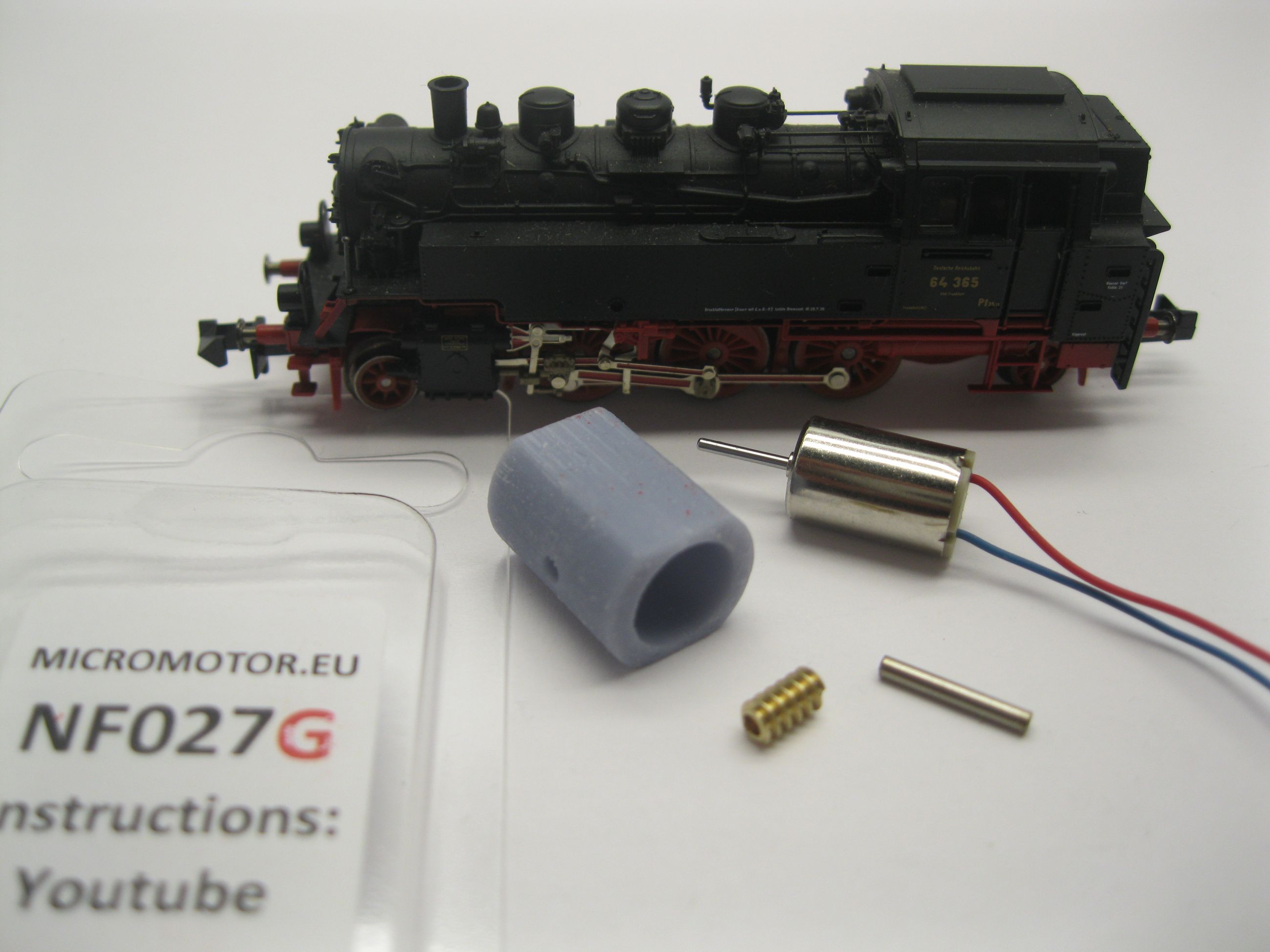 Replacement motor kit for Flm BR 64 (DB DR DRG BBÖ), ÖBB Rh 64