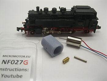 Replacement motor kit for Flm BR 64 (DB DR DRG BBÖ), ÖBB Rh 64