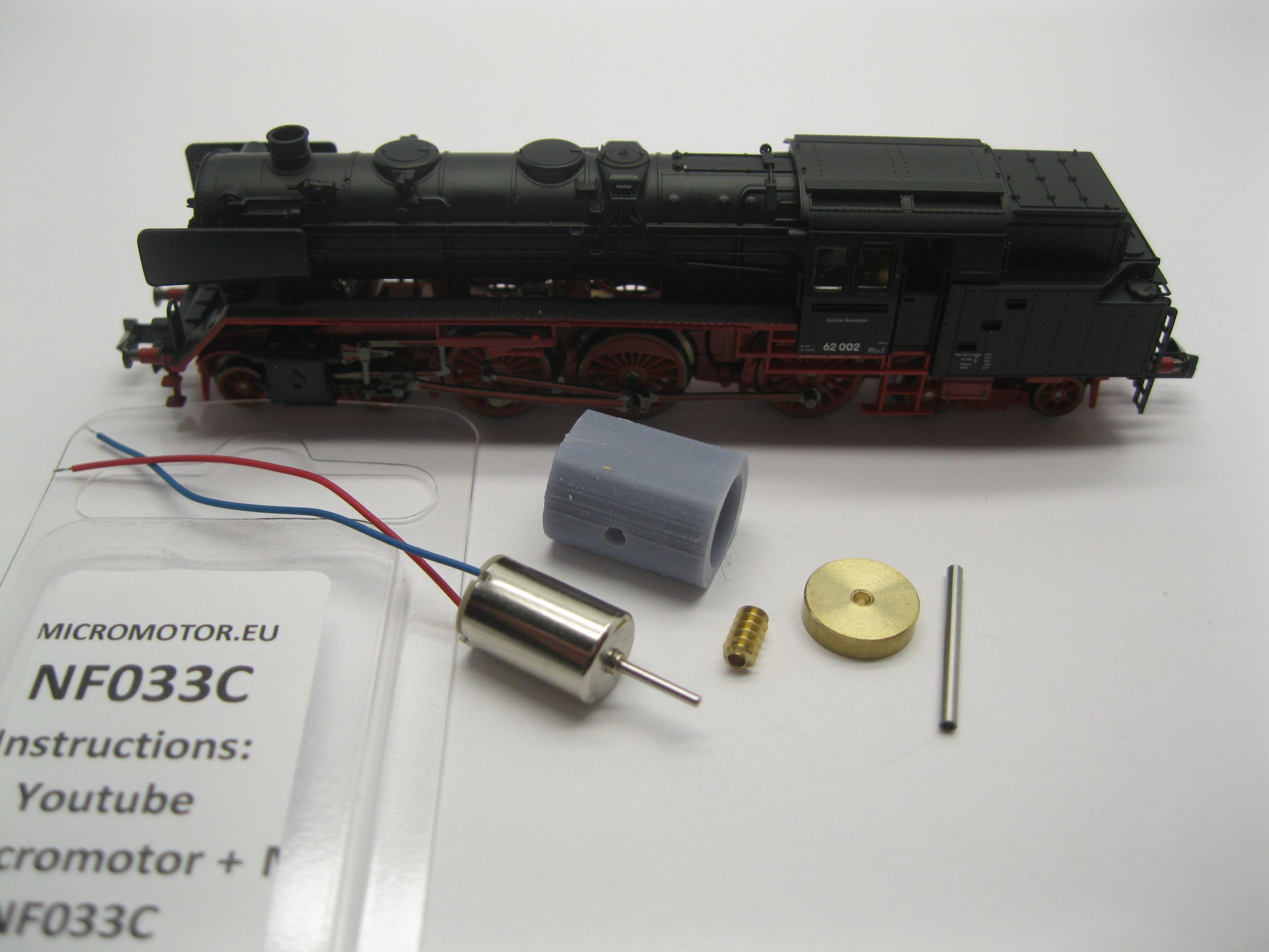 Replacement motor kit for Flm BR 62 DB, DR, DRG
