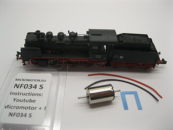 Replacement motor kit for Flm BR 24 DB DR, BR 37 DR